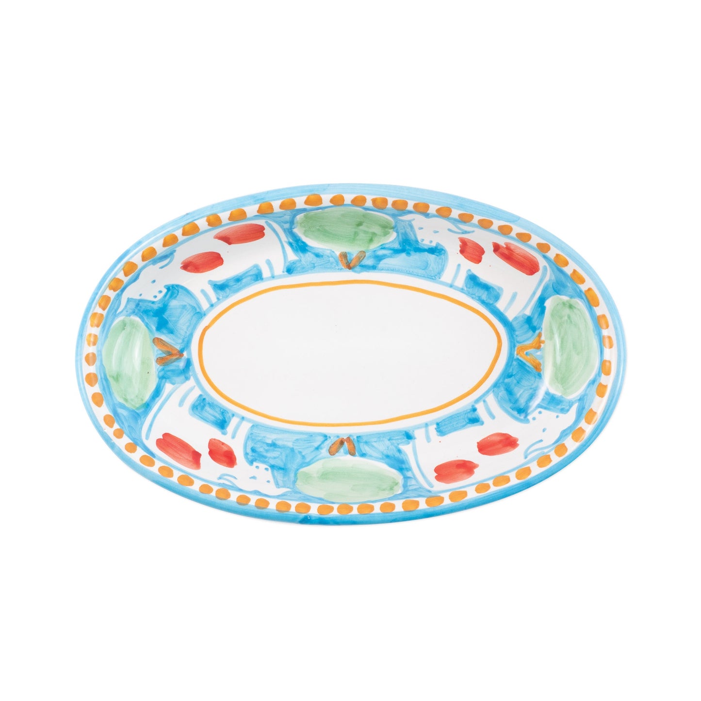 VIETRI Campagna Mucca Small Oval Tray
