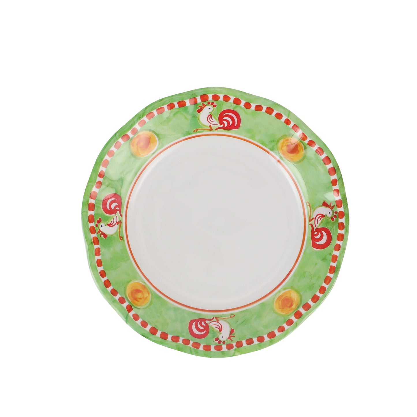 VIETRI Melamine Campagna Gallina Salad Plate