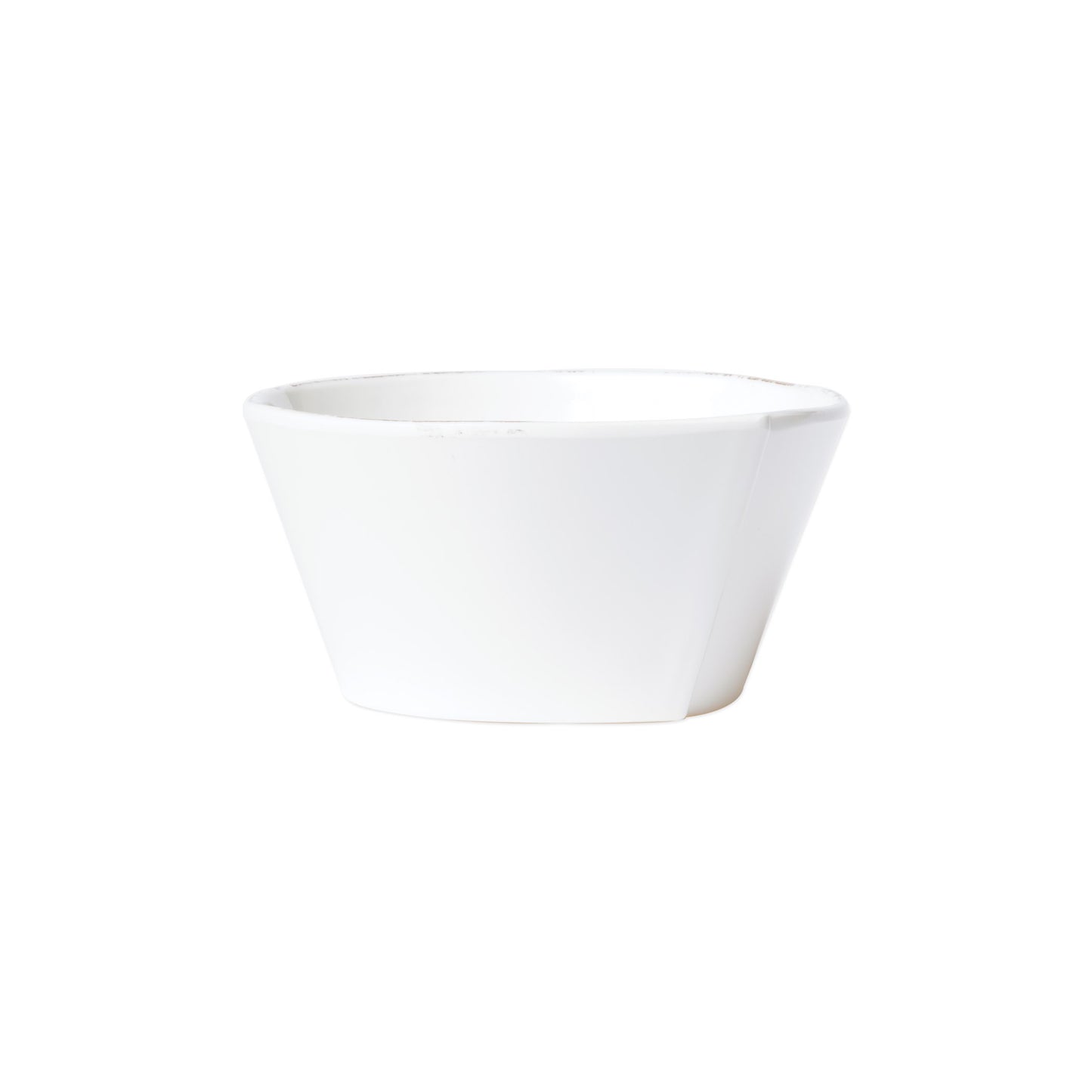 VIETRI Melamine Lastra White Stacking Cereal Bowl