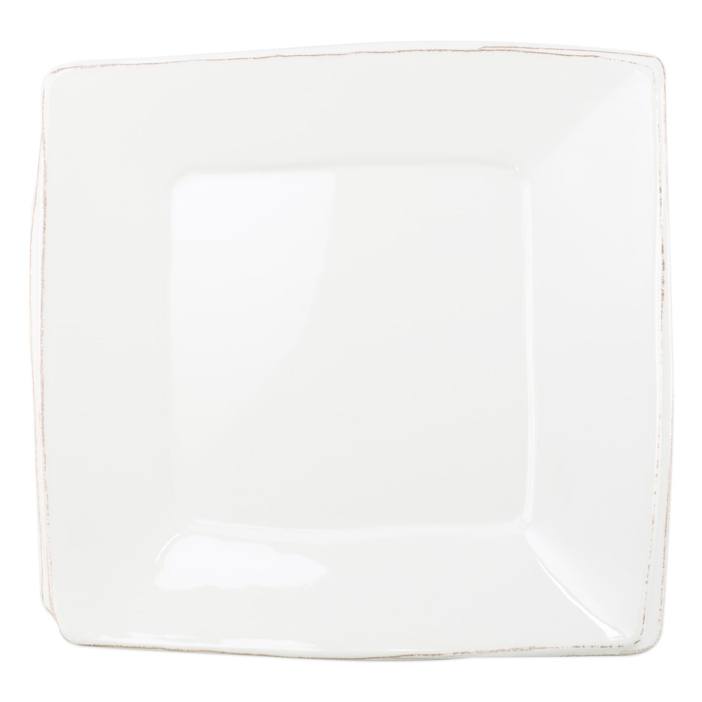 VIETRI Melamine Lastra White Square Platter