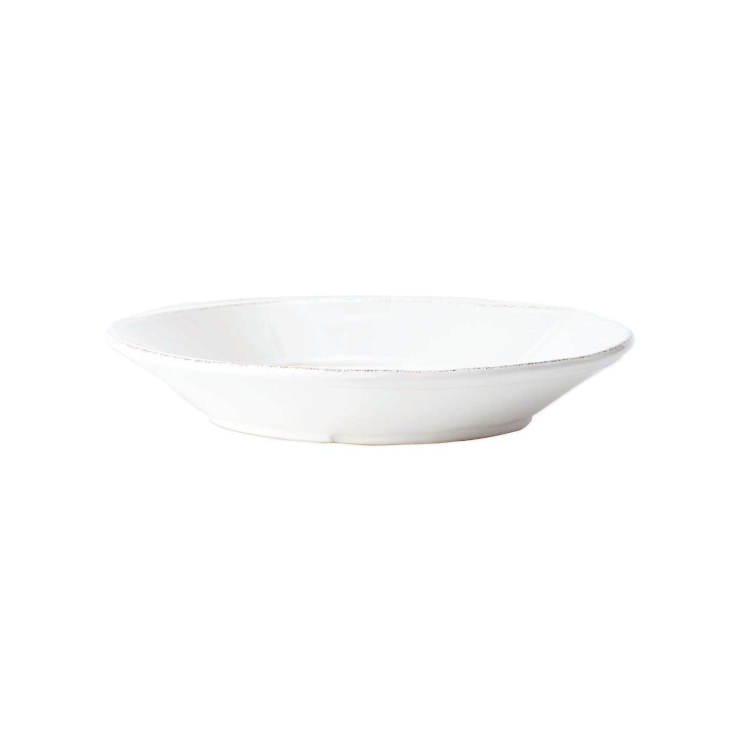 VIETRI Melamine Lastra White Pasta Bowl