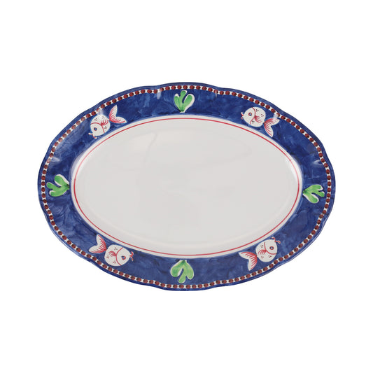 VIETRI Melamine Campagna Pesce Oval Platter