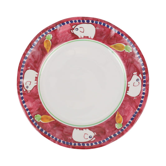 VIETRI Melamine Campagna Porco Dinner Plate