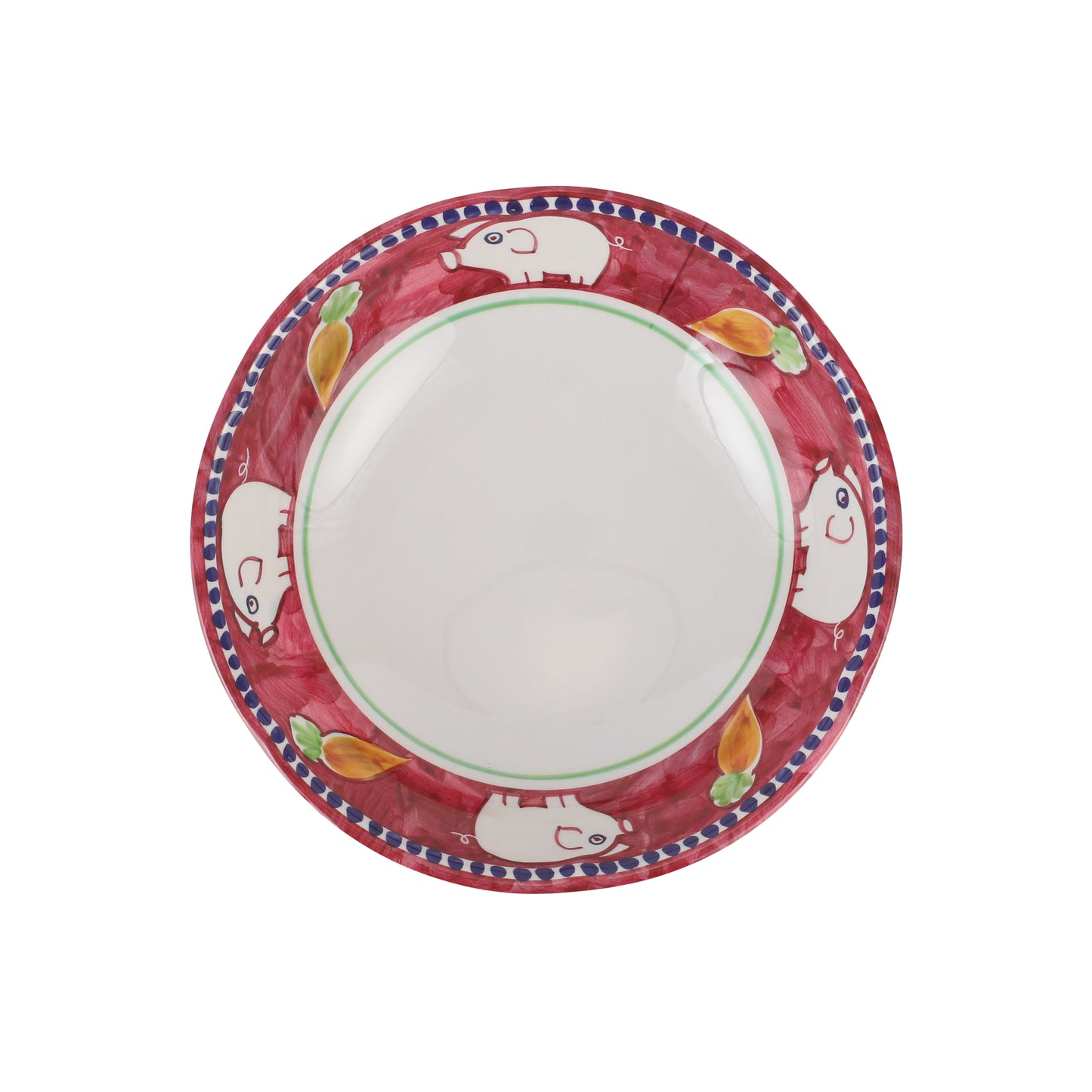 VIETRI Melamine Campagna Porco Pasta Bowl