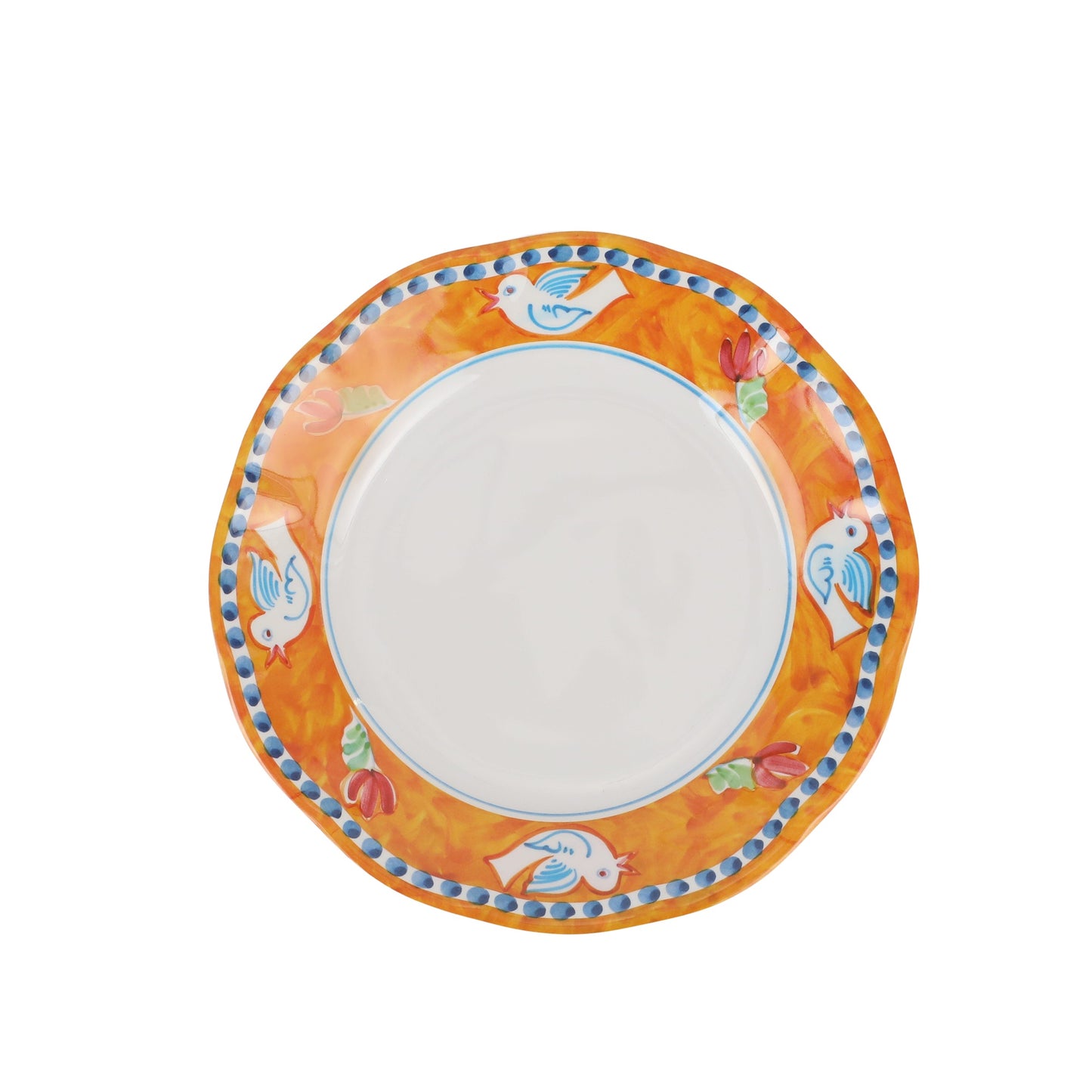 VIETRI Melamine Campagna Uccello Salad Plate