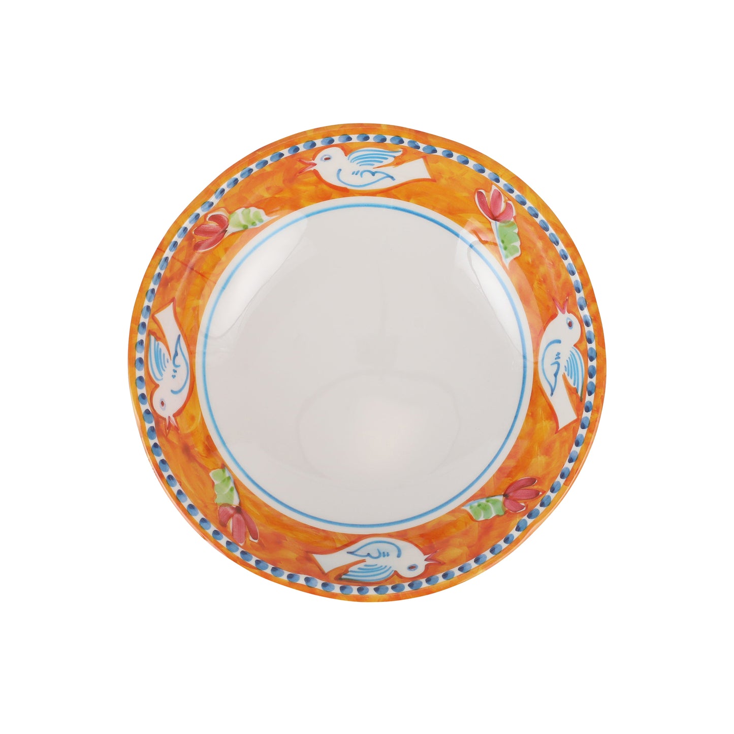 VIETRI Melamine Campagna Uccello Pasta Bowl