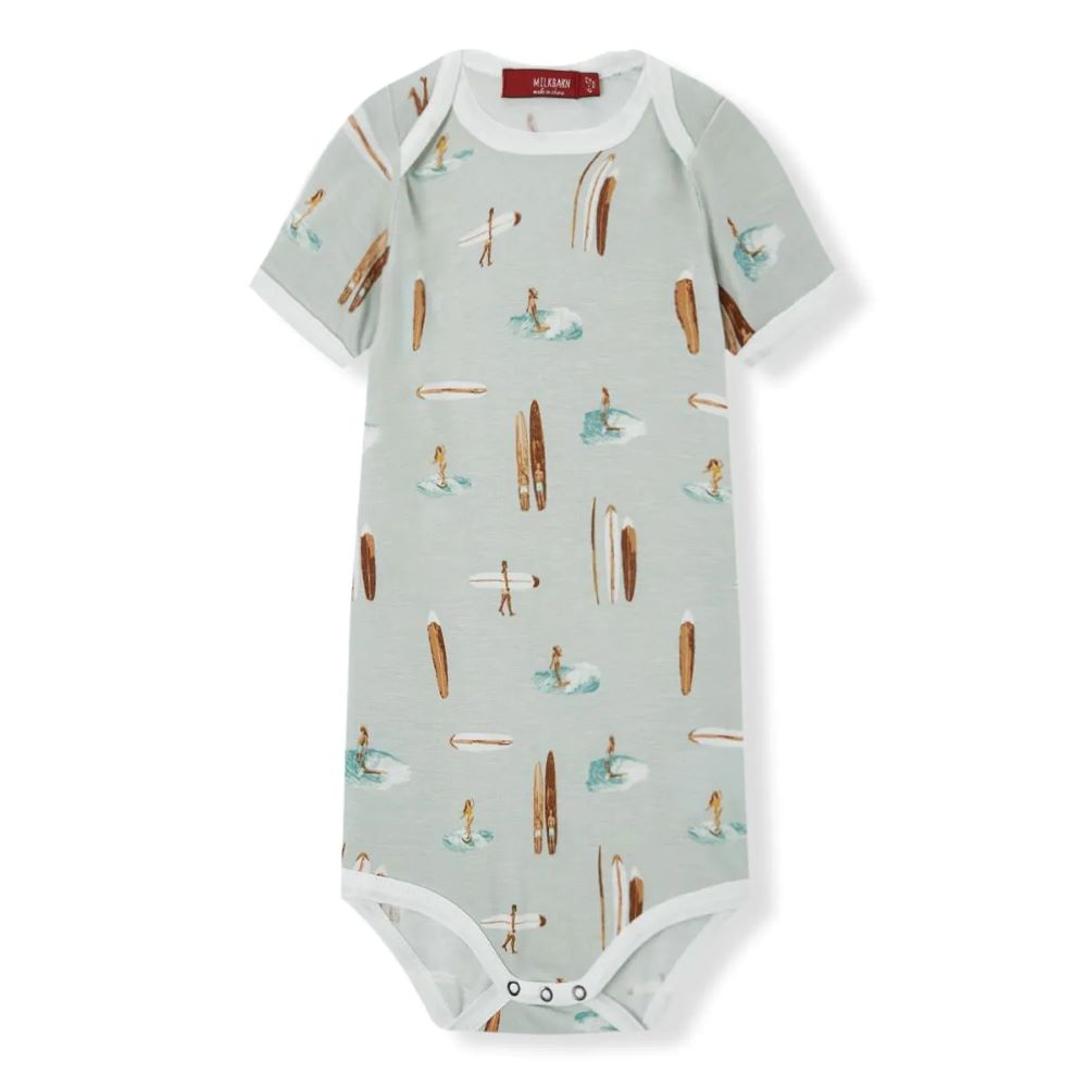 Milkbarn Bamboo Short Sleeve One Piece