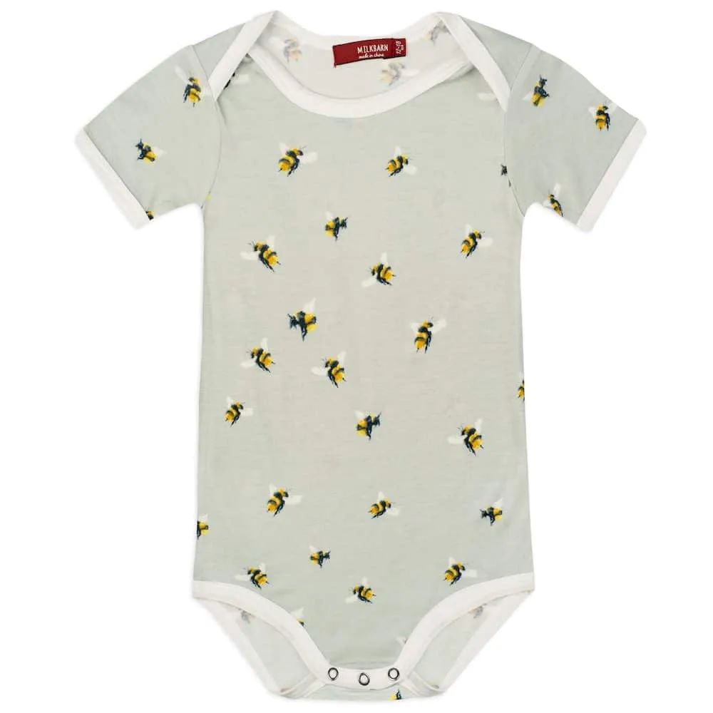Milkbarn Bamboo Short Sleeve One Piece
