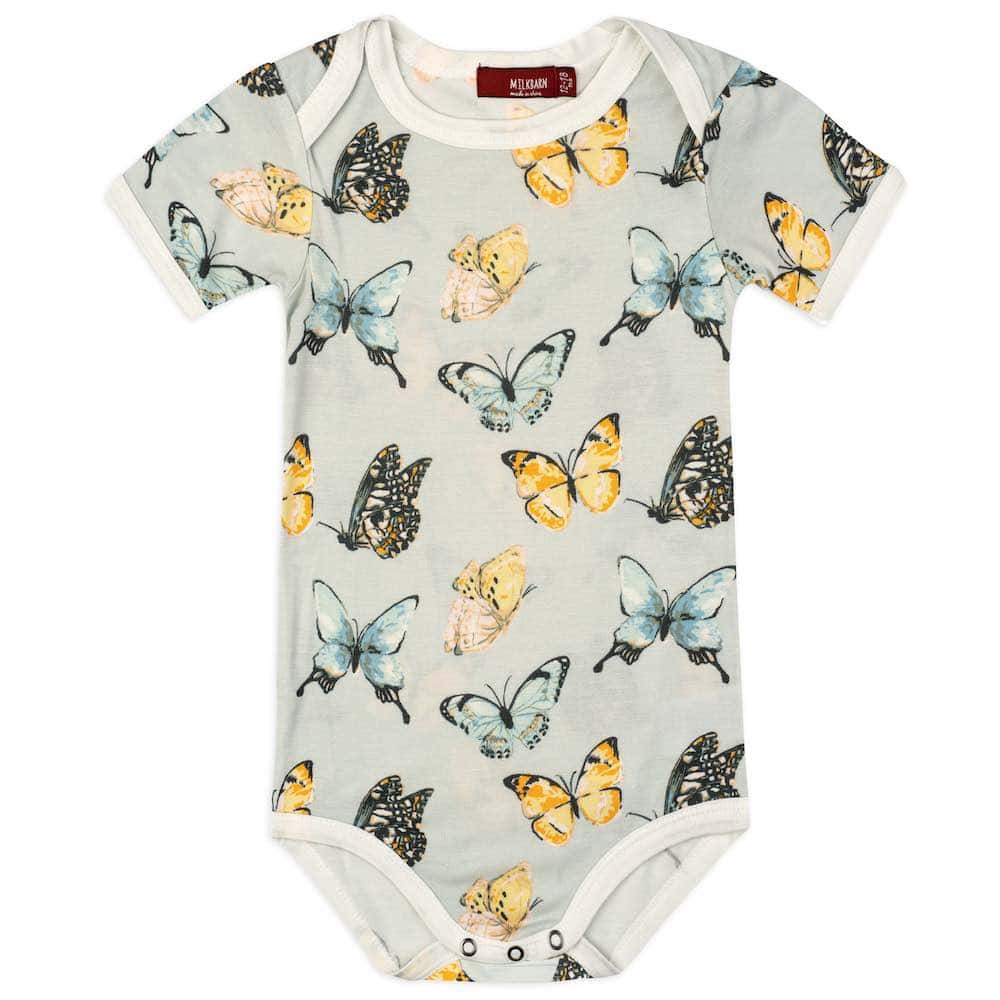 Milkbarn Bamboo Short Sleeve One Piece