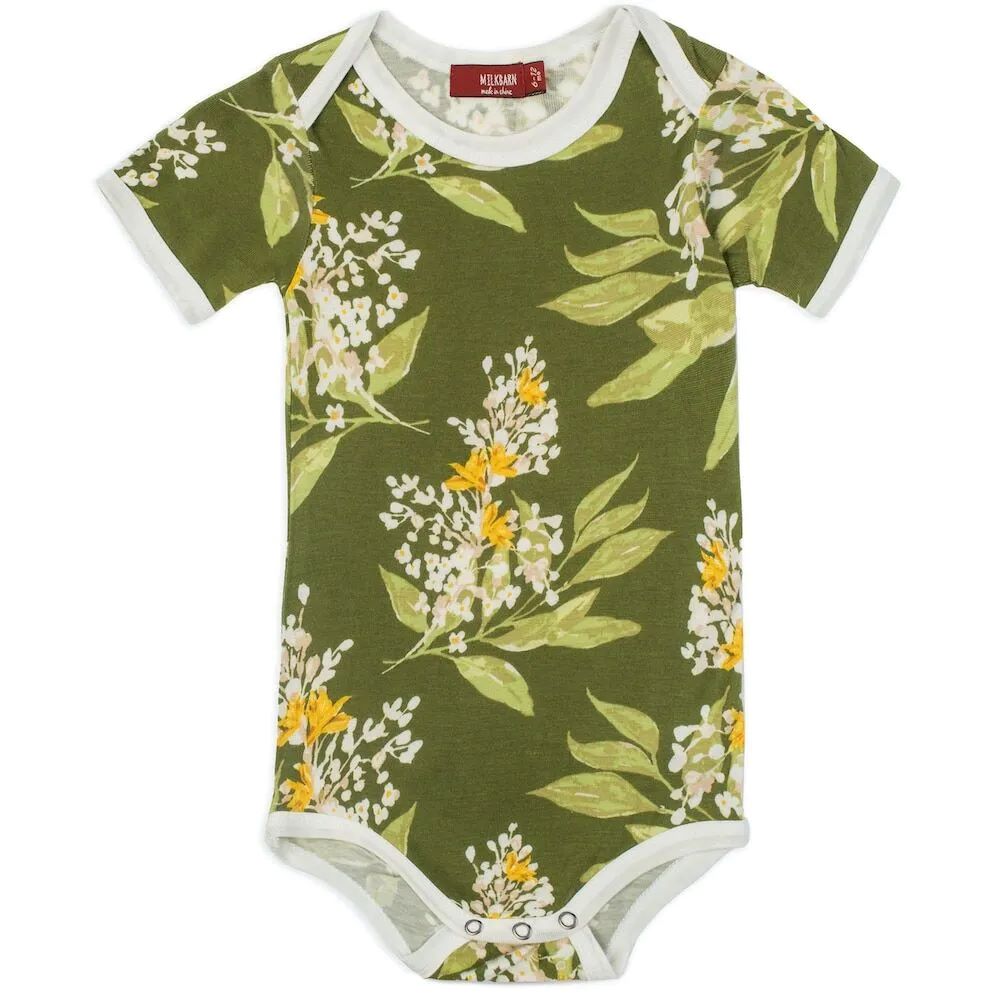 Milkbarn Bamboo Short Sleeve One Piece