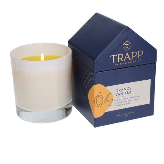 Trapp No. 04 Orange Vanilla Candle in House Box