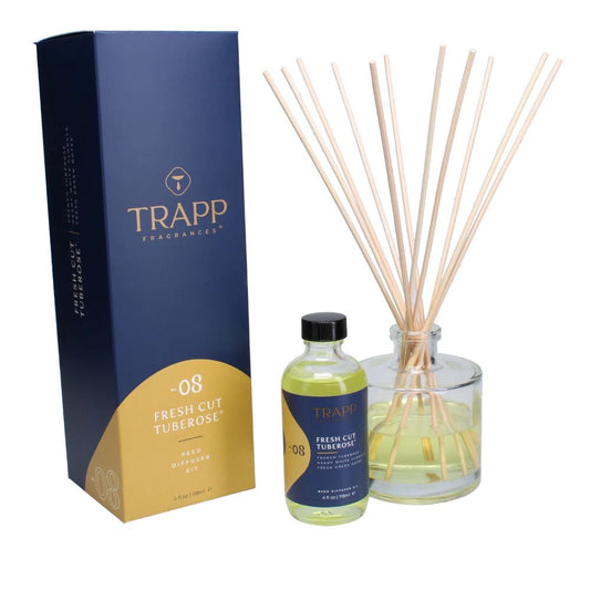 Trapp No. 08 Fresh Cut Tuberose Reed Diffuser Kit