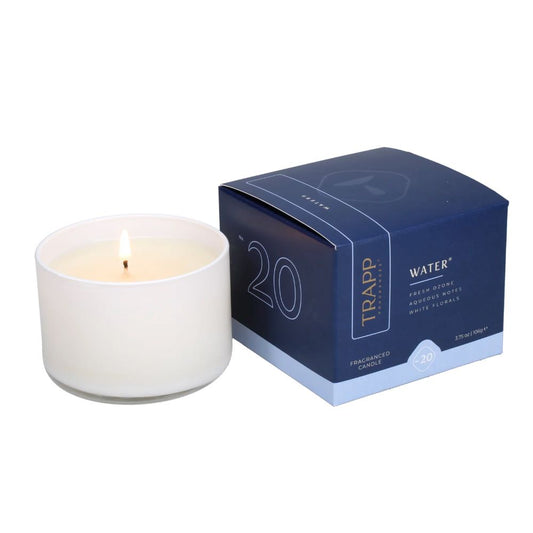 Trapp No. 20 Water Small Poured Candle
