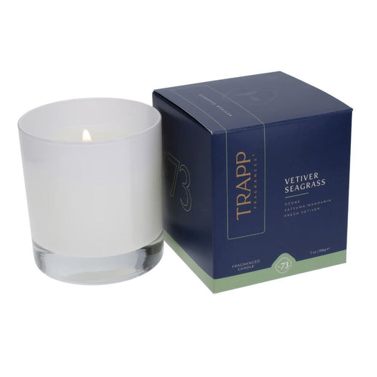 Trapp No. 73 Vetiver Seagrass Candle in Signature Box