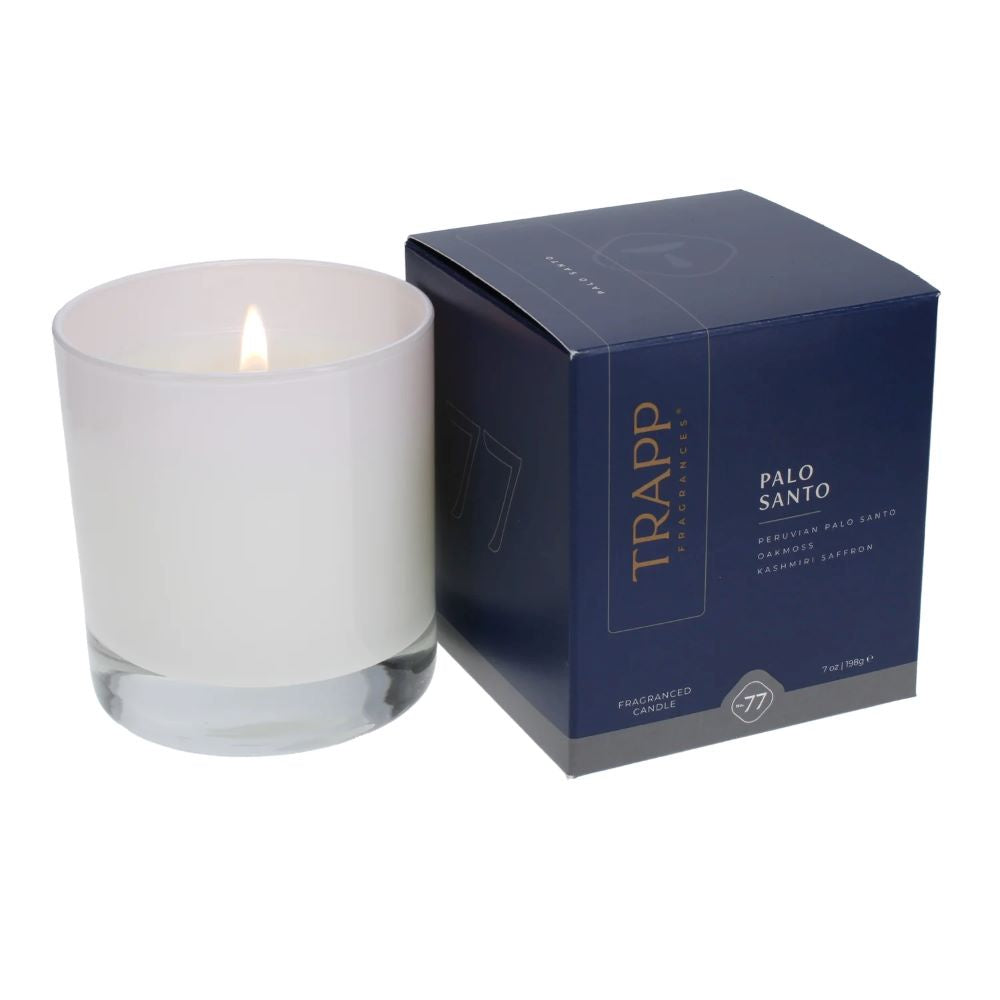 Trapp No. 77 Palo Santo Candle in Signature Box