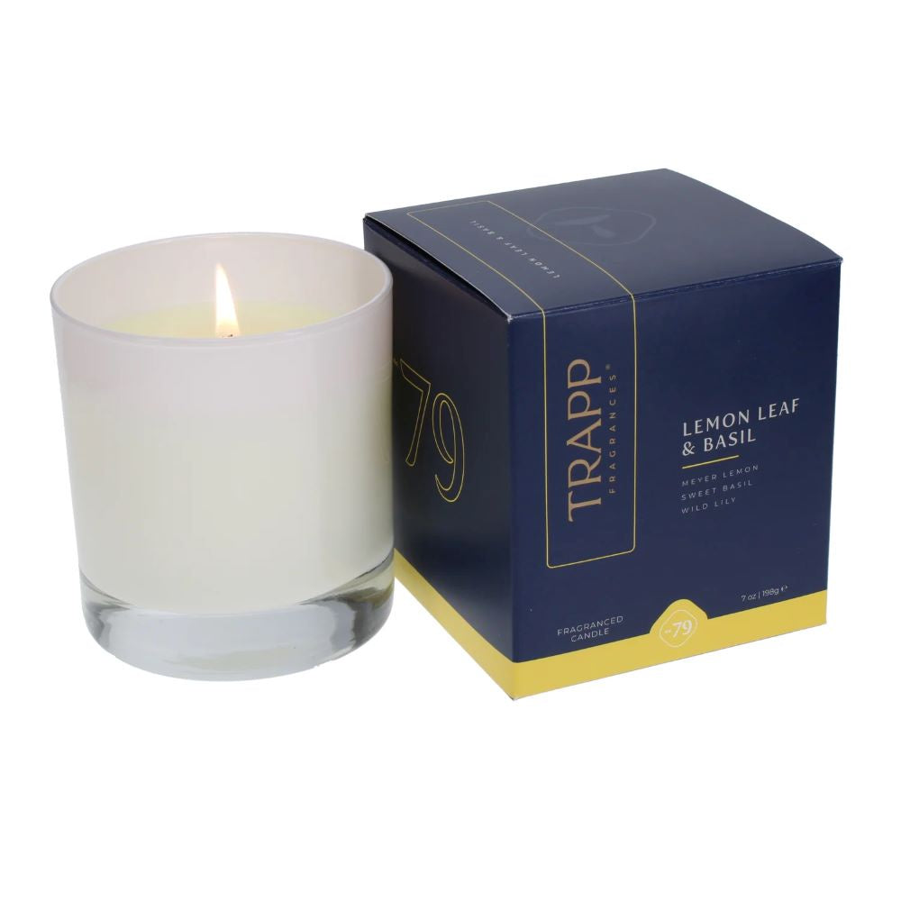 Trapp No. 79 Lemon Leaf & Basil Candle in Signature Box