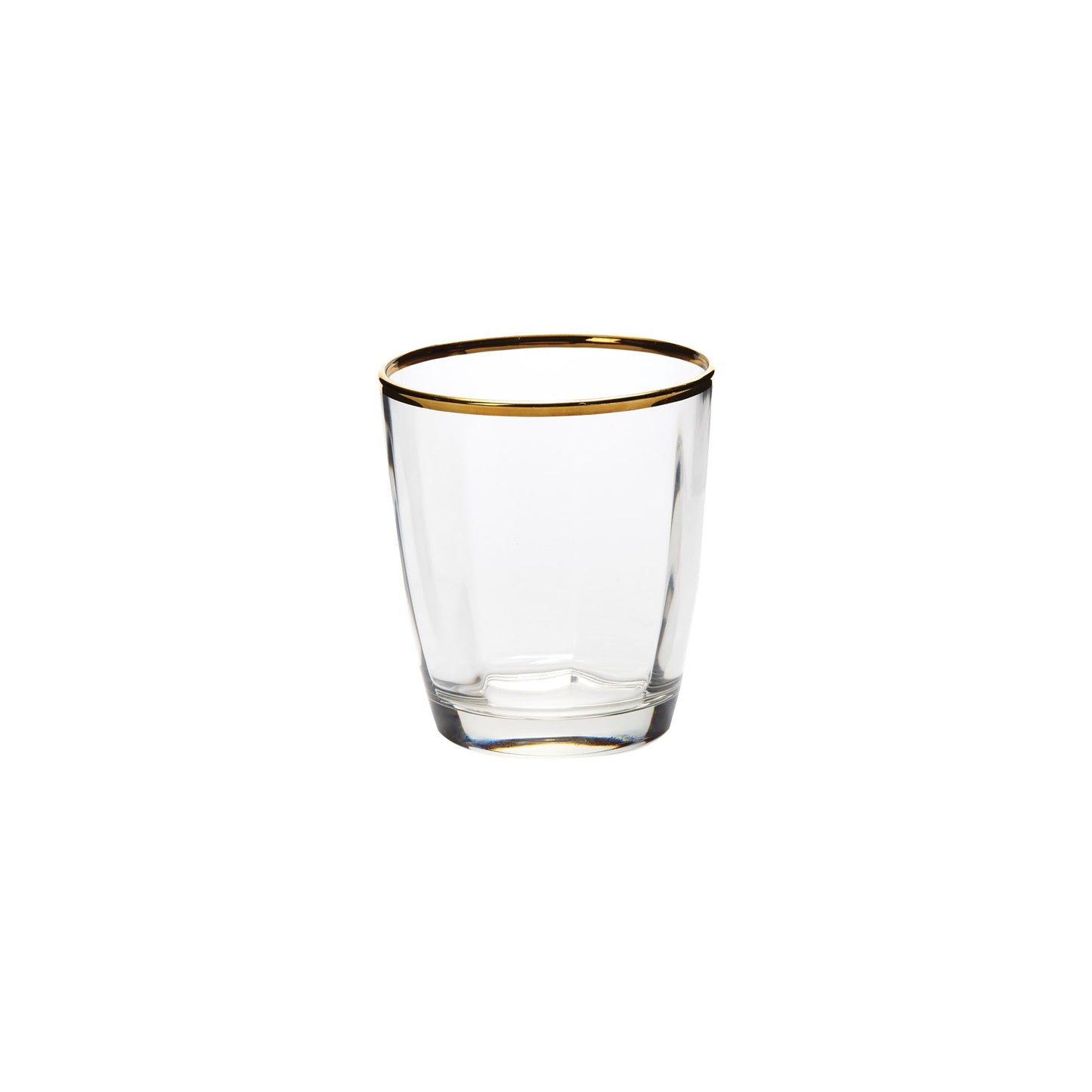 VIETRI Optical Gold Double Old Fashioned