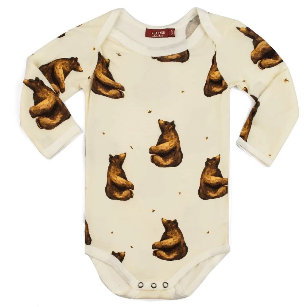 Milkbarn Bamboo Long Sleeve One Piece