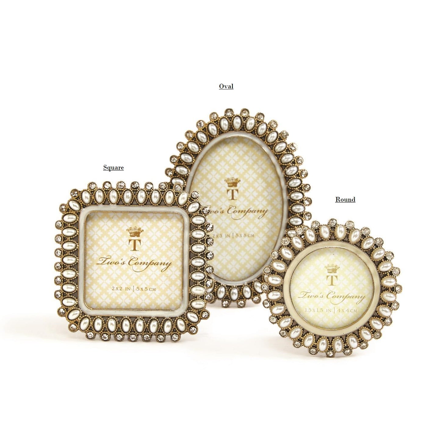 Pearls Mini Photo Frame, 3 Styles
