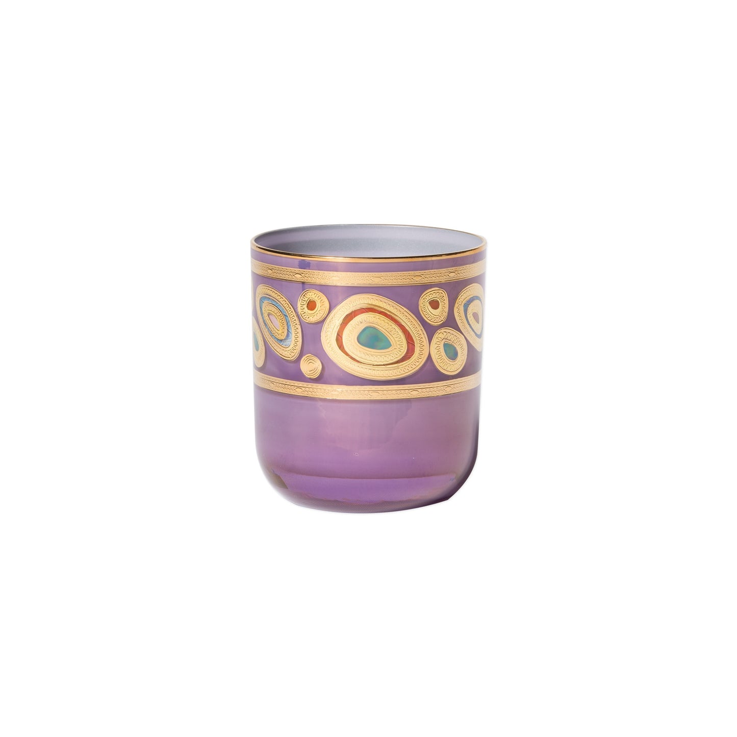 VIETRI Regalia Purple Double Old Fashioned