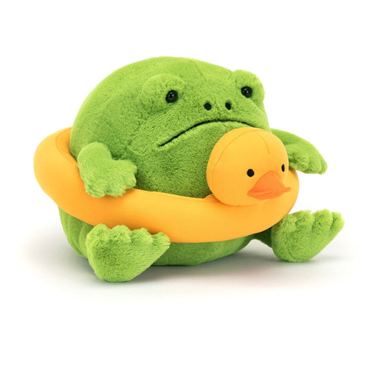 Jellycat Ricky Rain Frog with Rubber Ring