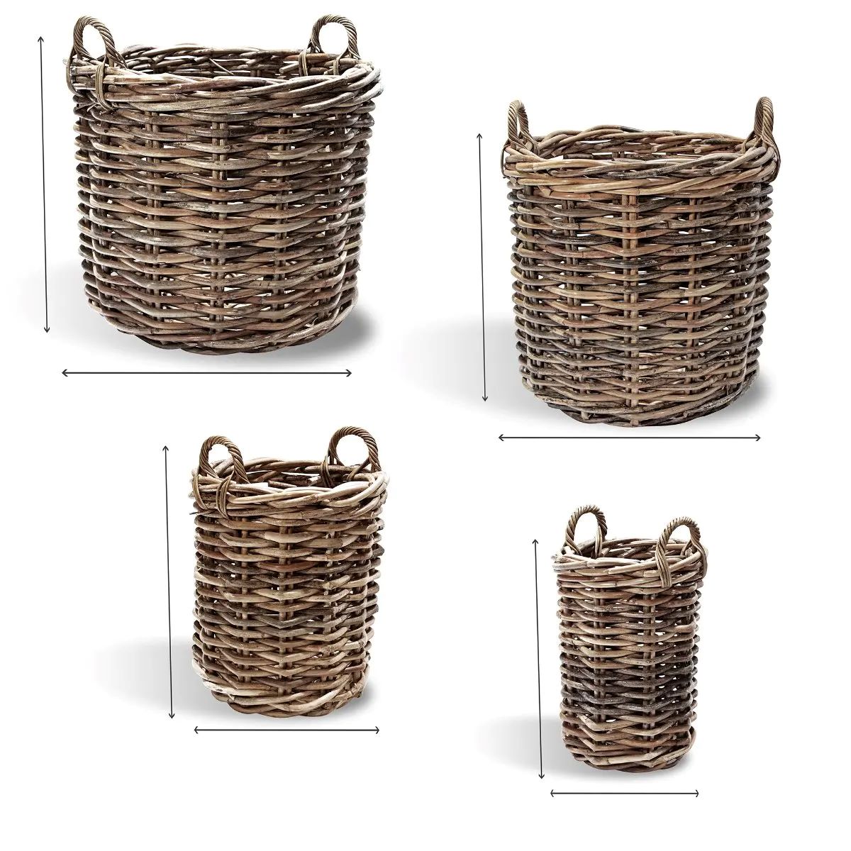 Montes Doggett Saint Tropez Rattan Basket