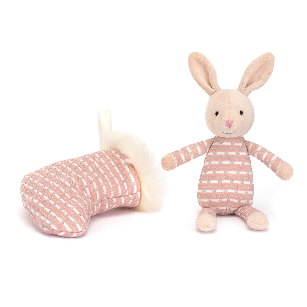 RETIRED Jellycat Shimmer Stocking Bunny