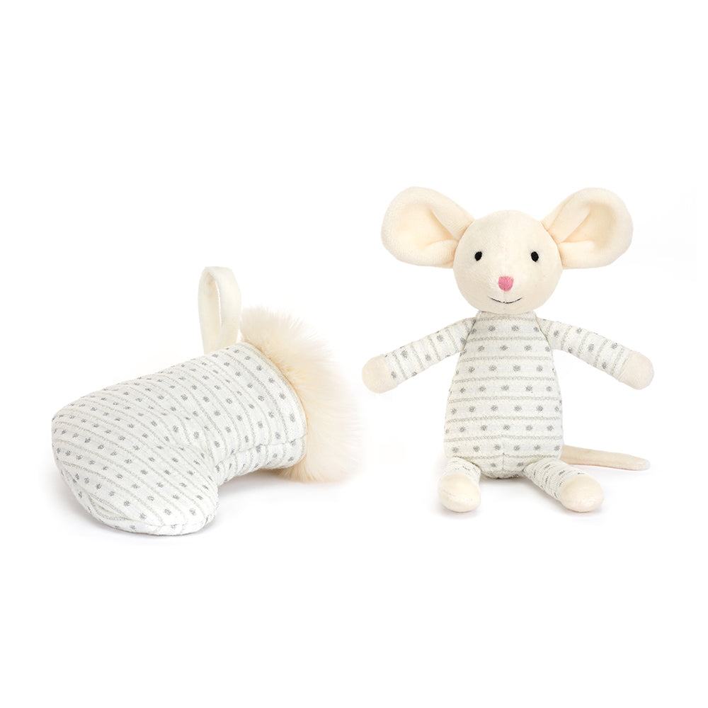 RETIRED Jellycat Shimmer Stocking Mouse