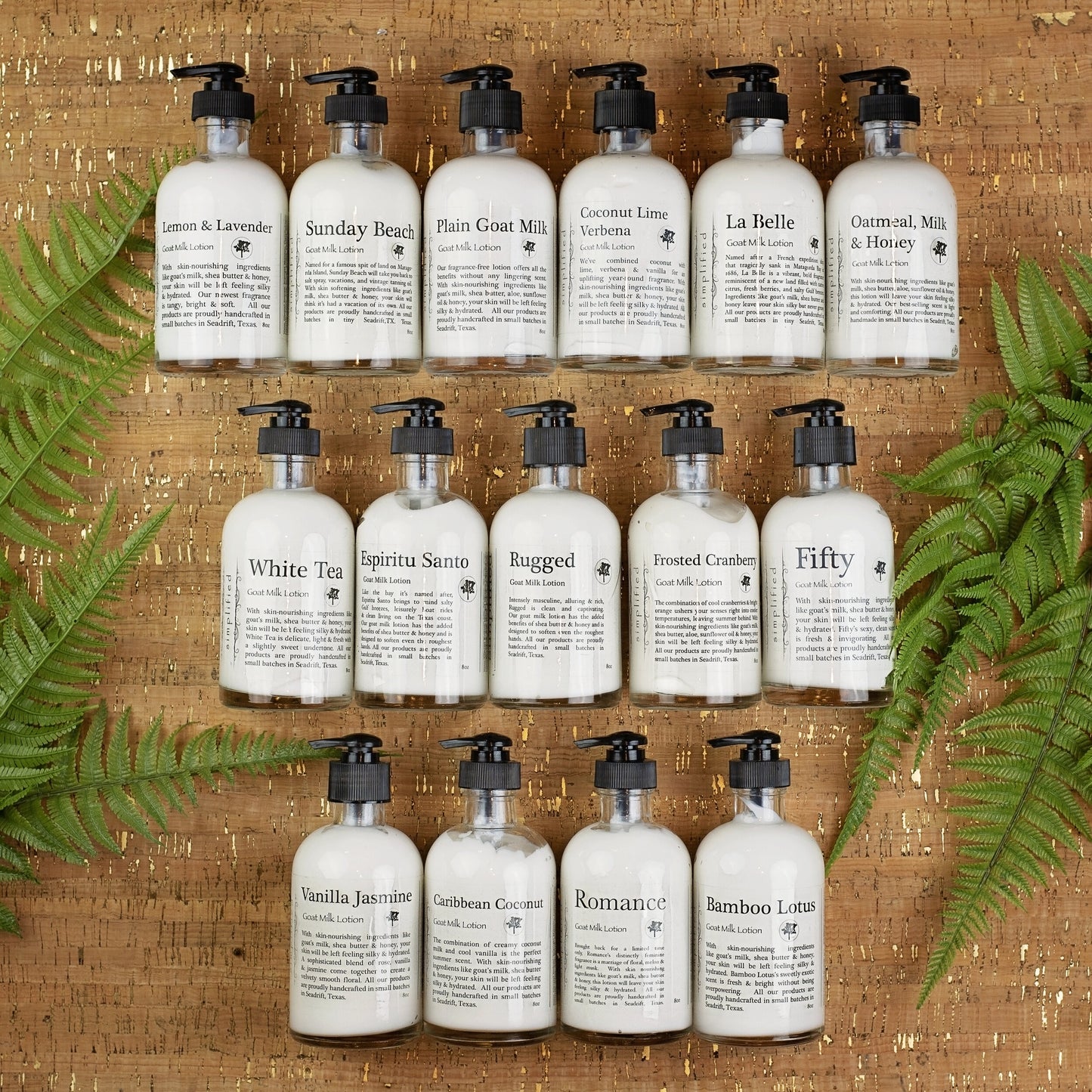 Goat Milk Lotion 8 oz. Glass Pump