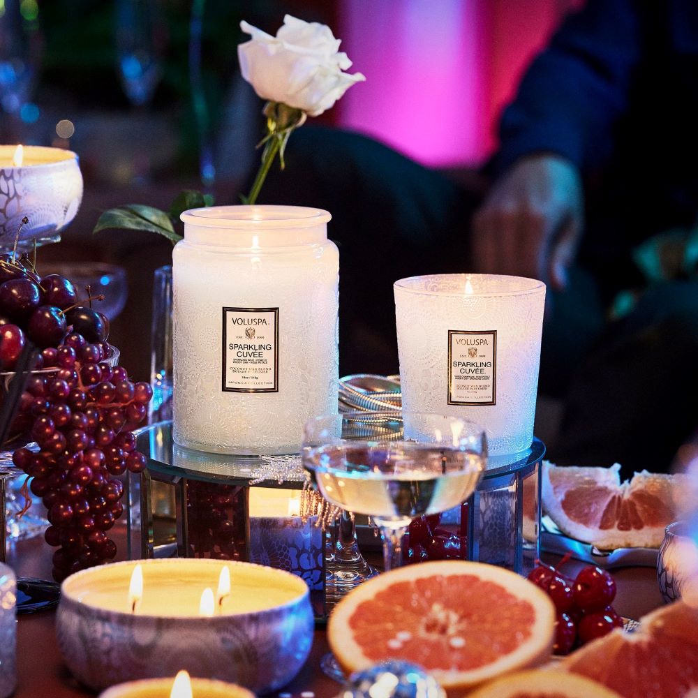 Voluspa Sparkling Cuvée 2 Wick Hearth Candle