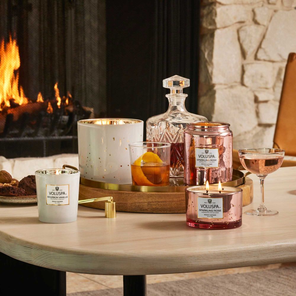 Voluspa Sparkling Rose Reed Diffuser