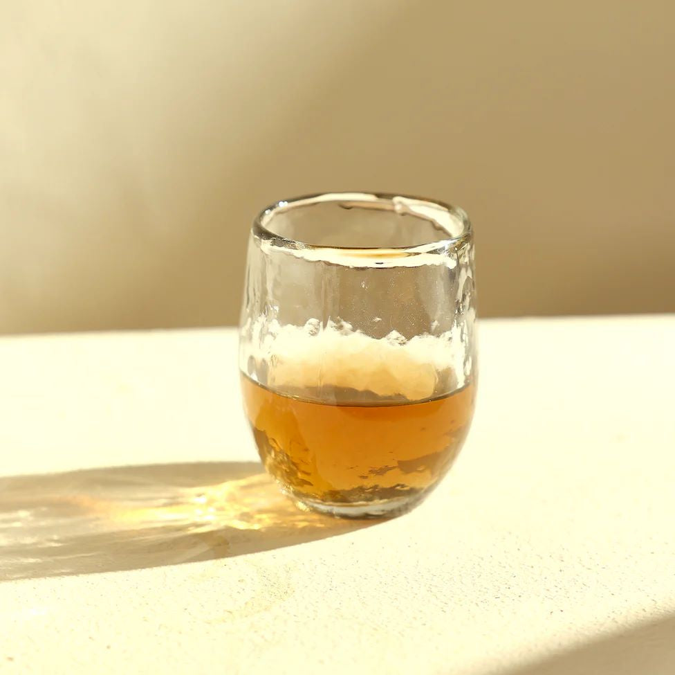 Pebbled Spirit Glass