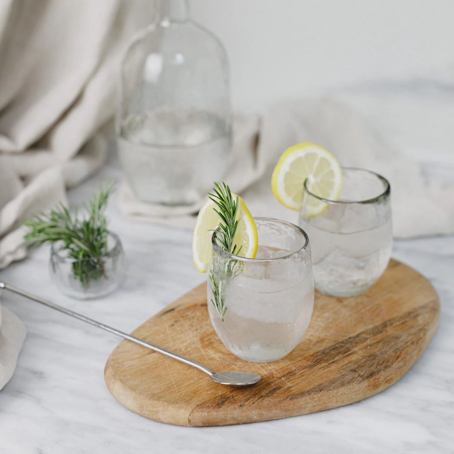 Pebbled Spirit Glass
