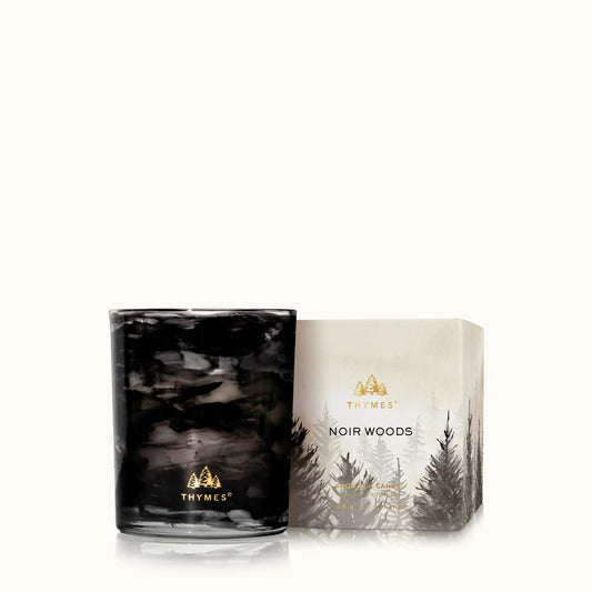Thymes Noir Woods Boxed Candle