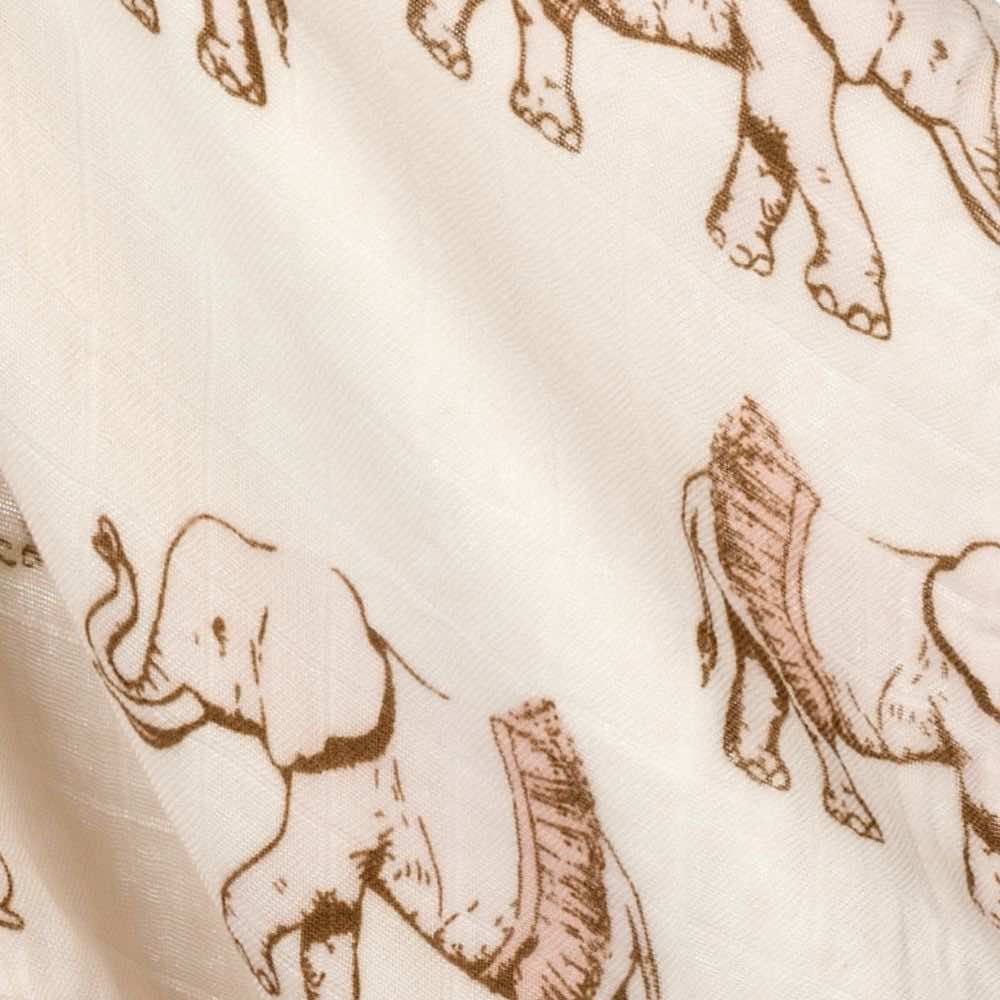 Milkbarn Tutu Elephant Bamboo Muslin Burp Cloths Set