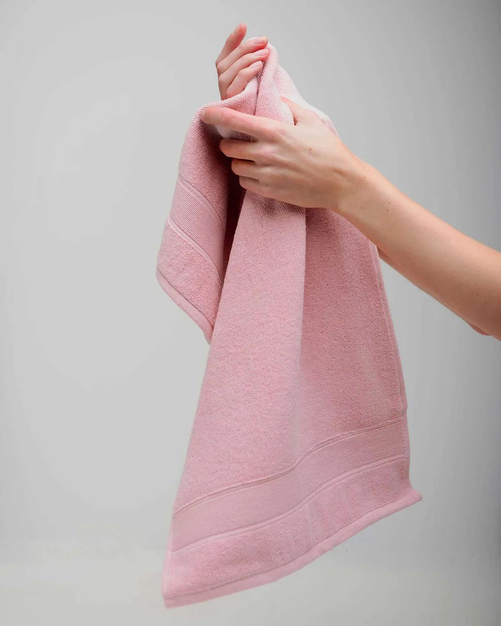 Typical Classic Stretch 2 Pack Hand Towel - Petal Pink