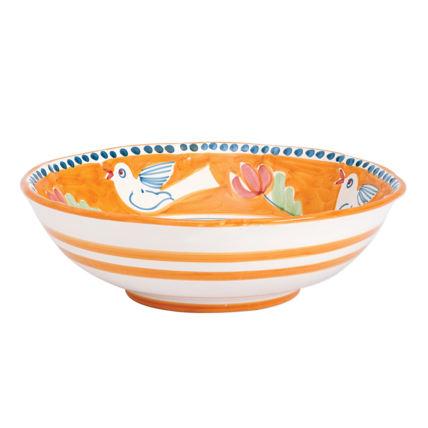 VIETRI Campagna Uccello Large Serving Bowl