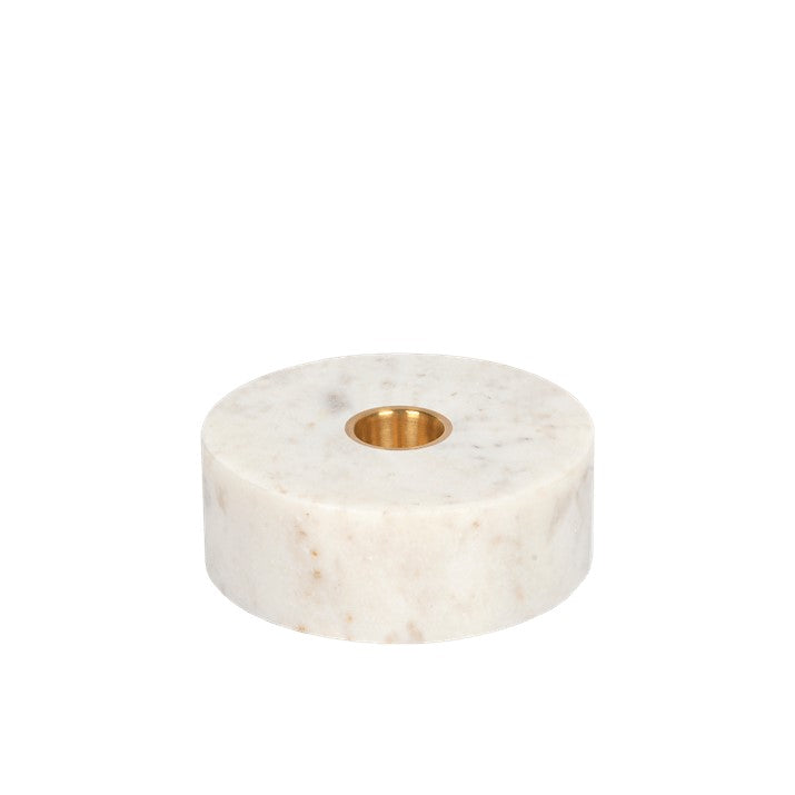 Marble Round Taper Candle Holder