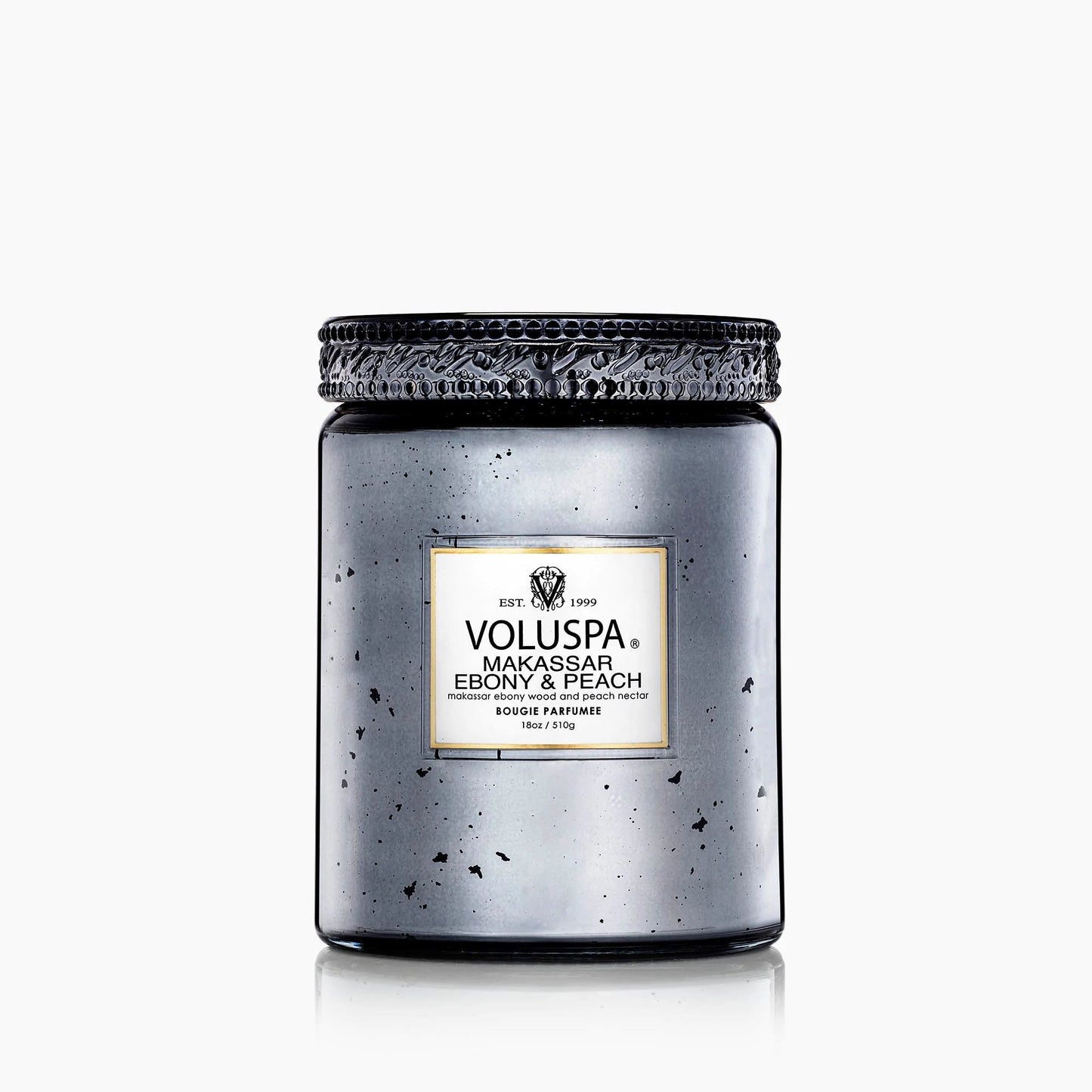 Voluspa Makassar Ebony & Peach Large Jar Candle