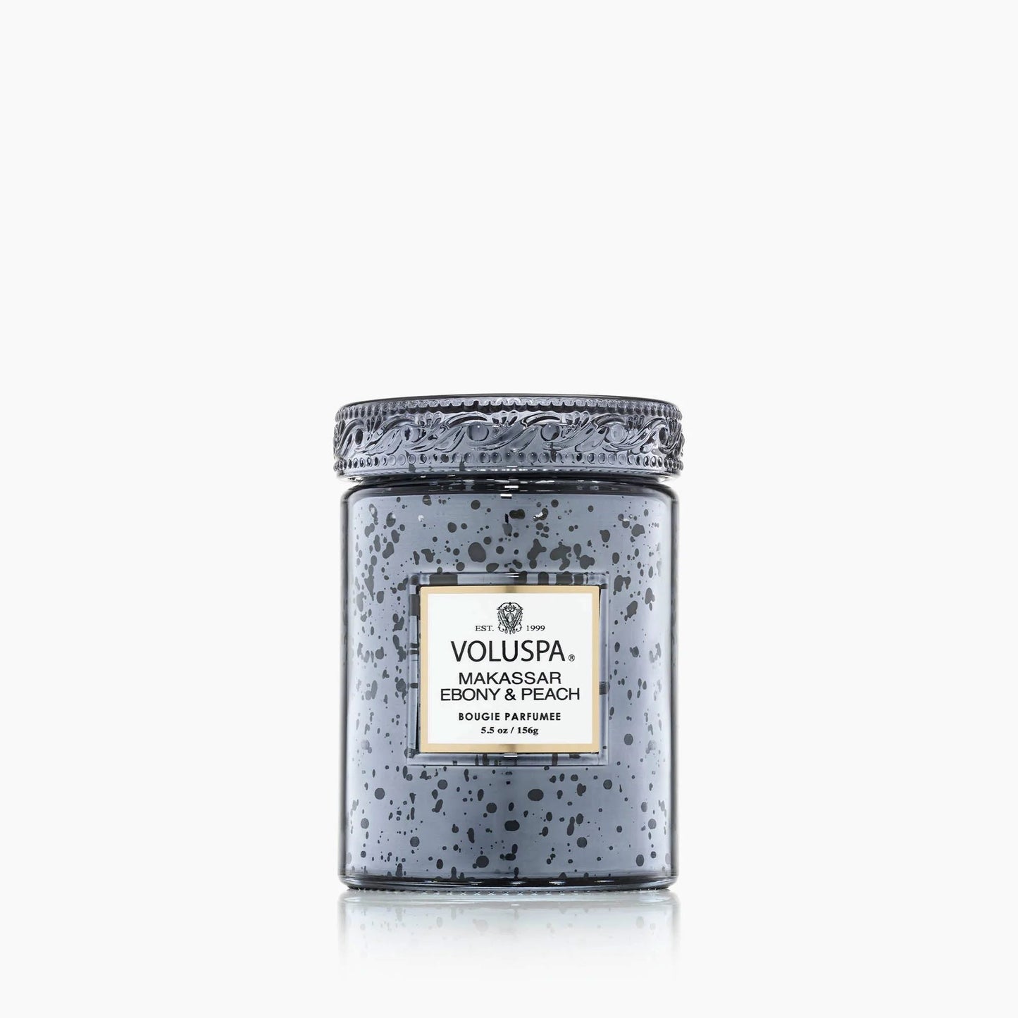Voluspa Makassar Ebony & Peach Small Jar Candle