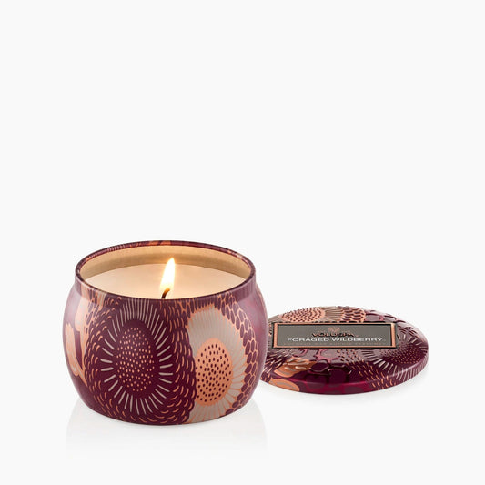 Voluspa Foraged Wildberry Mini Tin Candle