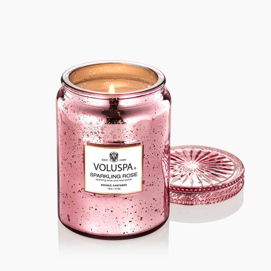 Voluspa Sparkling Rose Large Jar Candle