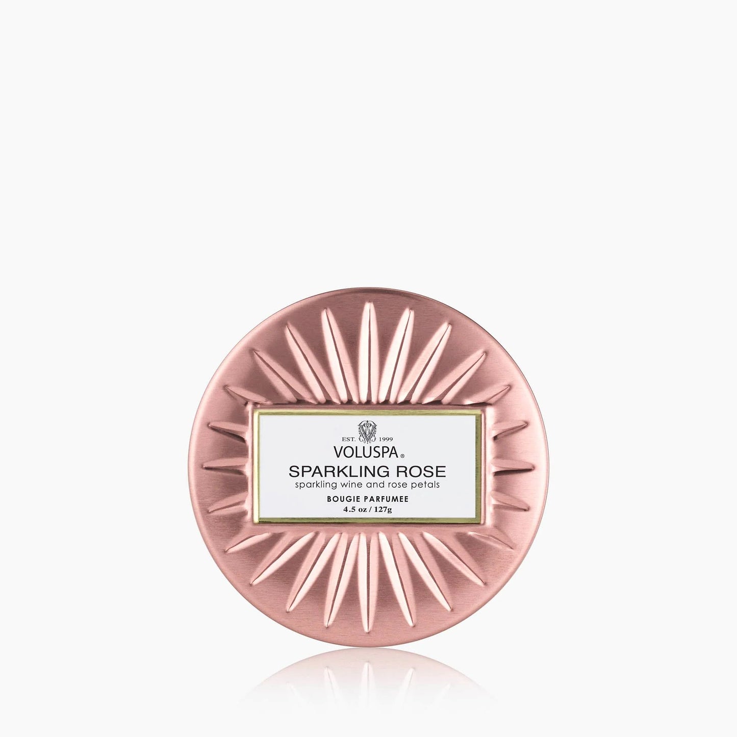 Voluspa Sparkling Rose Mini Tin Candle