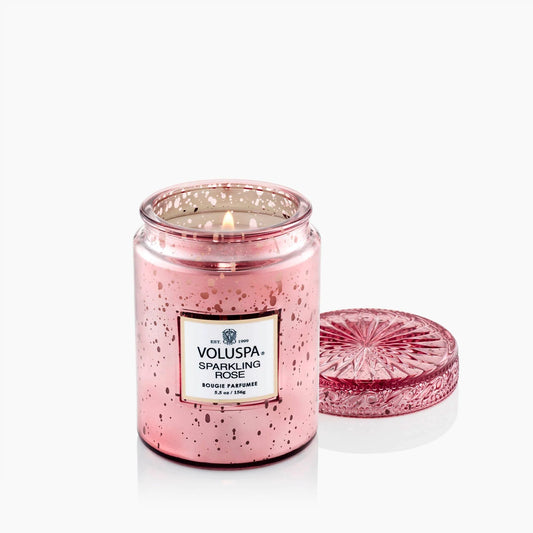 Voluspa Sparkling Rose Small Jar Candle