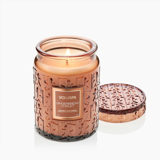 Voluspa Gingerbread Chalet Large Jar Candle