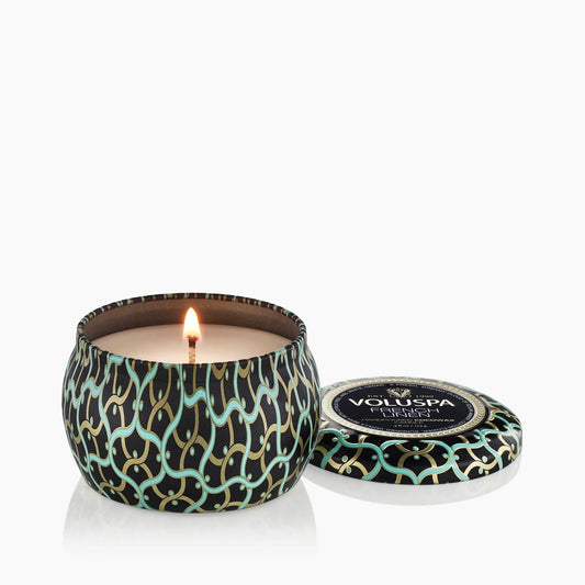 Voluspa French Linen Mini Tin Candle
