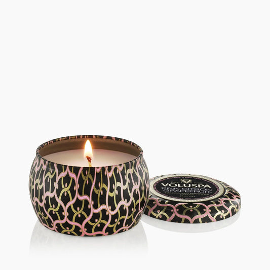 Voluspa Pink Citron Grapefruit Mini Tin Candle