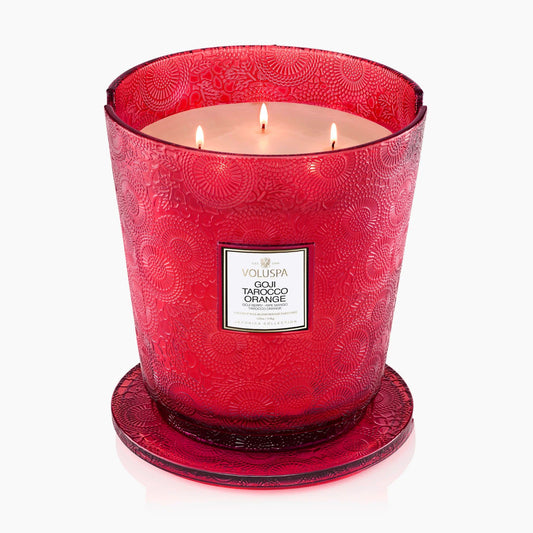 Voluspa Goji Tarocco Orange 5 Wick Hearth Candle