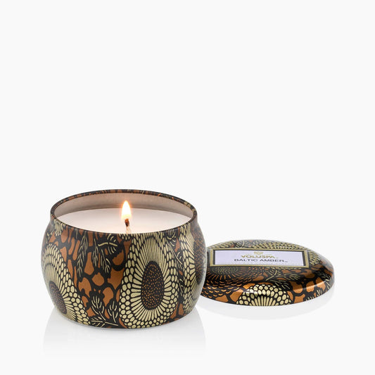 Voluspa Baltic Amber Mini Tin Candle