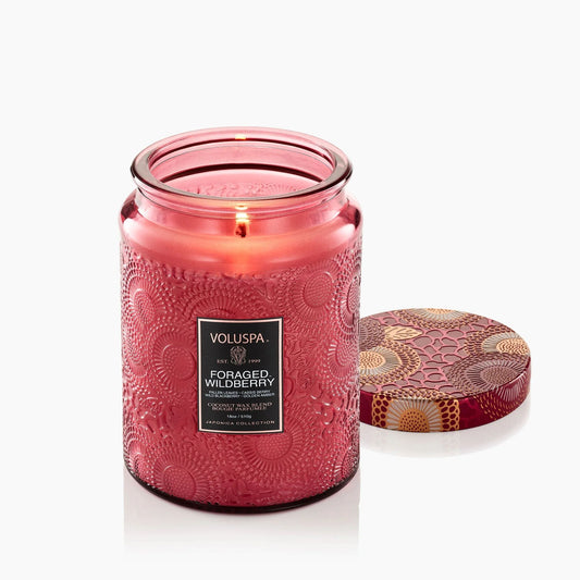 Voluspa Foraged Wildberry Large Jar Candle